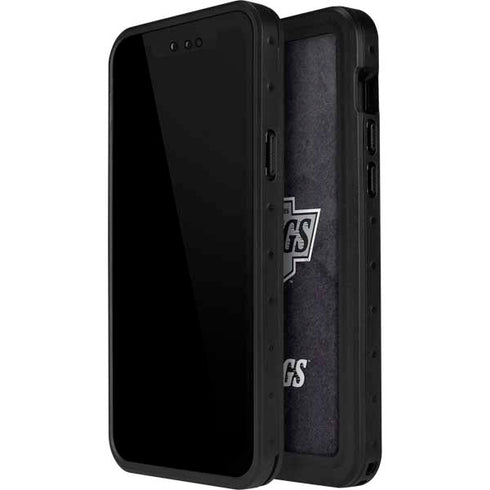 NHL Los Angeles Kings Distressed iPhone 15 Pro Waterproof Case